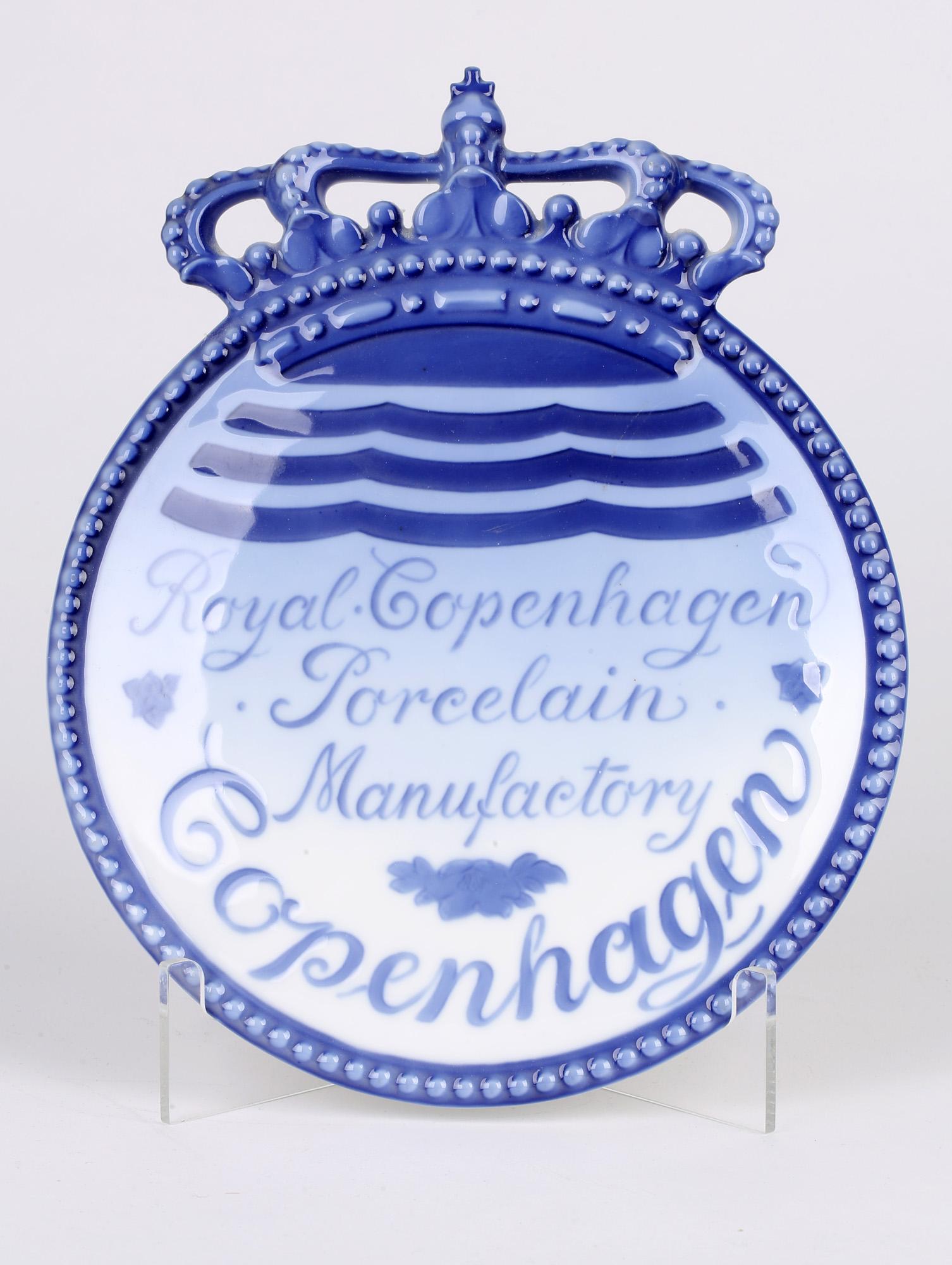 Royal Copenhagen Porcelain Manufactory Advertising Plaque 4
