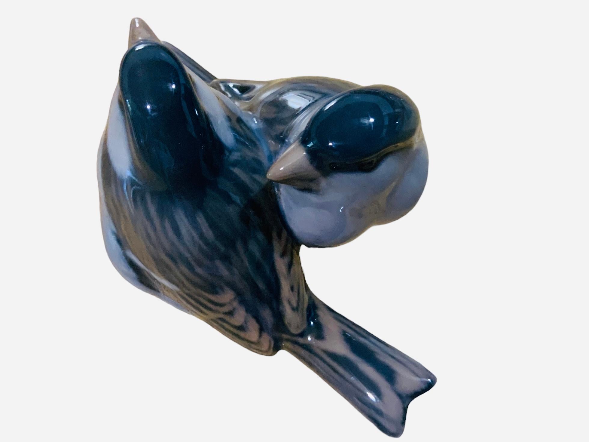 Royal Copenhagen Porcelain Pair Of Birds Figurines 5