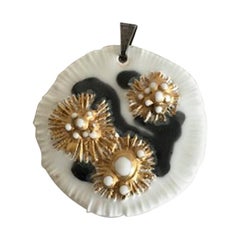 Vintage Royal Copenhagen Porcelain Pendant Piece for Necklace