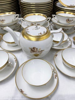 Royal Copenhagen Porcelain Tableware Dinner Service, Denmark 1961