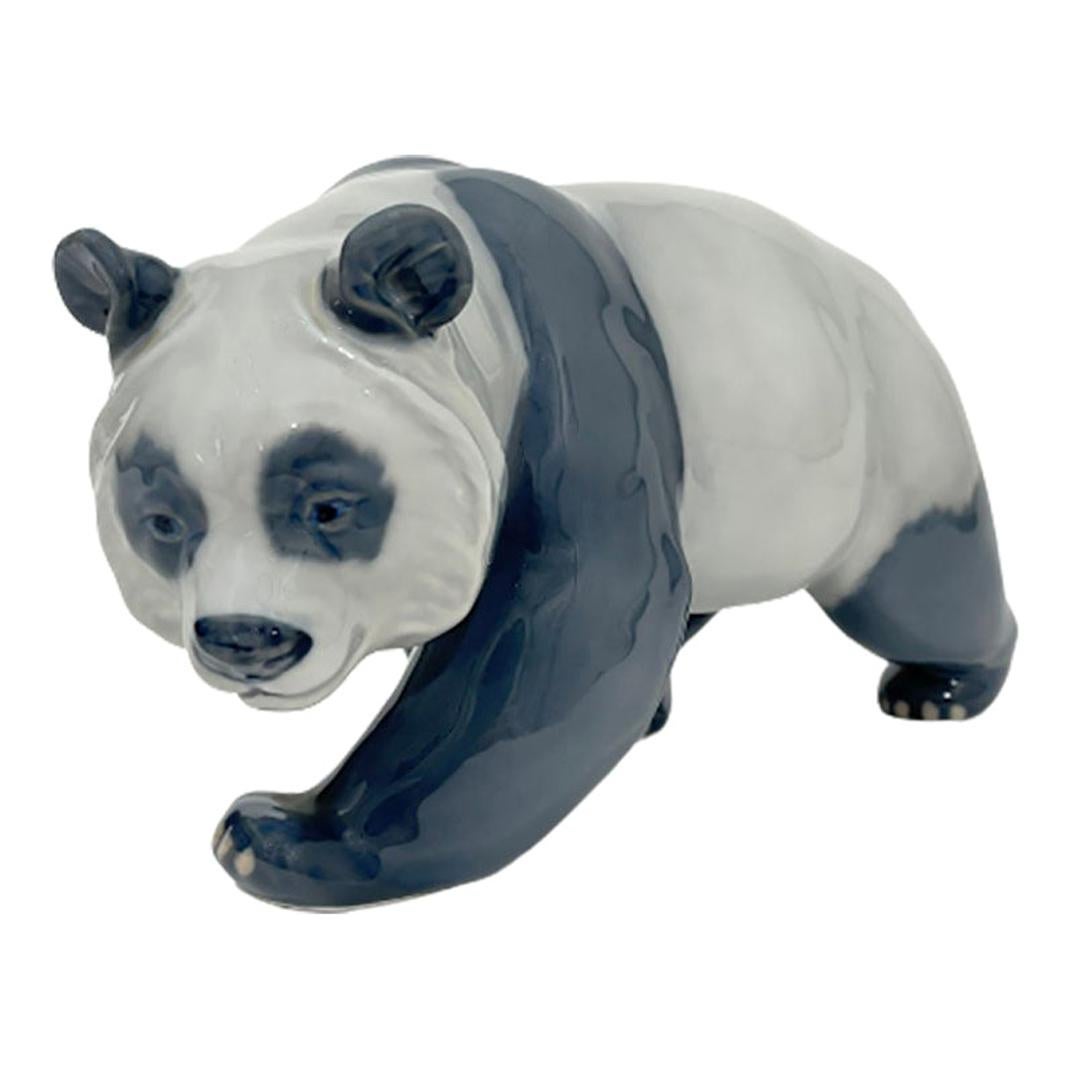 Royal Copenhagen Porcelain Walking Panda Bear by William Timyn, 1976 For Sale