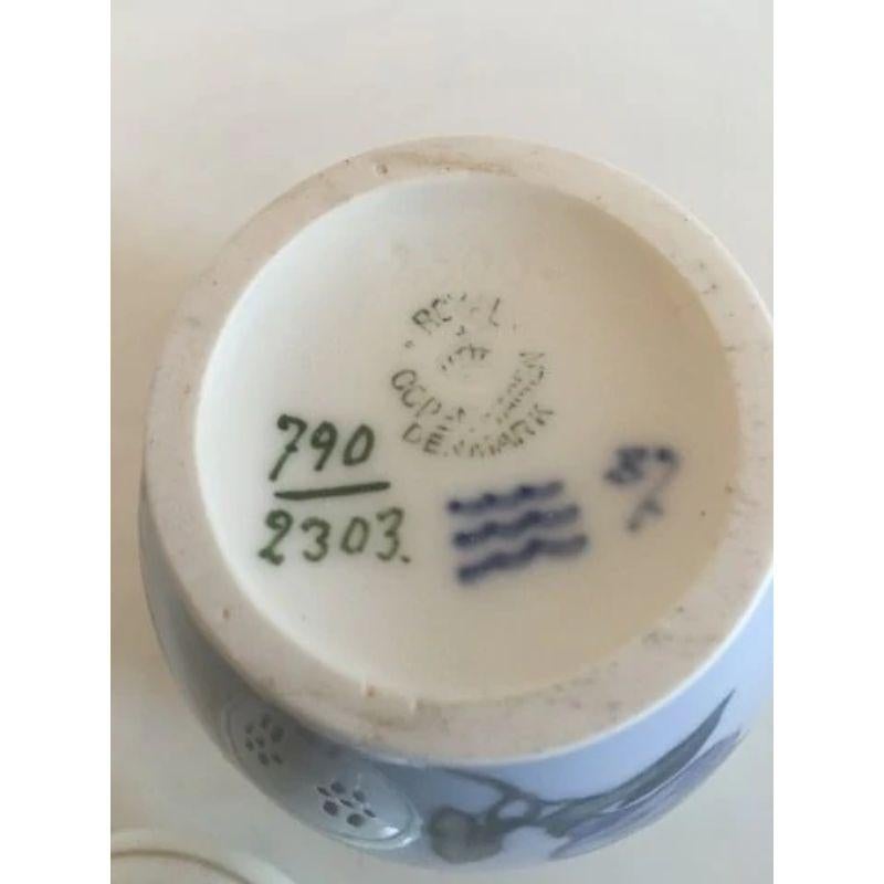 Porcelain Royal Copenhagen Potpourri Lidded Pot with Boy/Putti on Top No 790/2303 For Sale