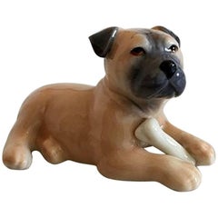 Royal Copenhagen "Puppy Collection" Boxer Figurine #748