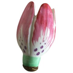 Royal Copenhagen Red Porcelain Flower