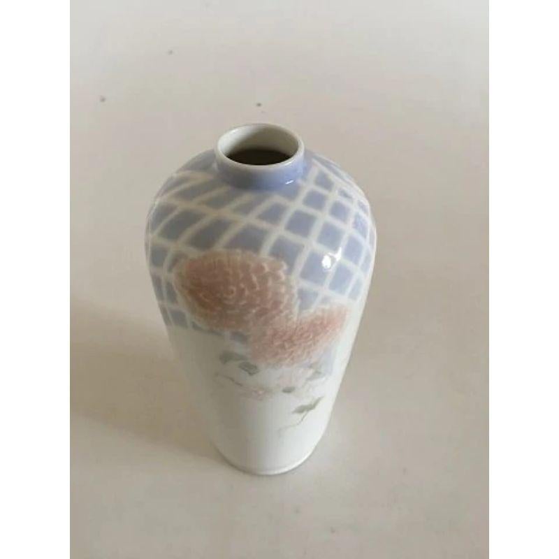 20th Century Royal Copenhagen Relief Bas Patterned Vase by Anna Smidth For Sale