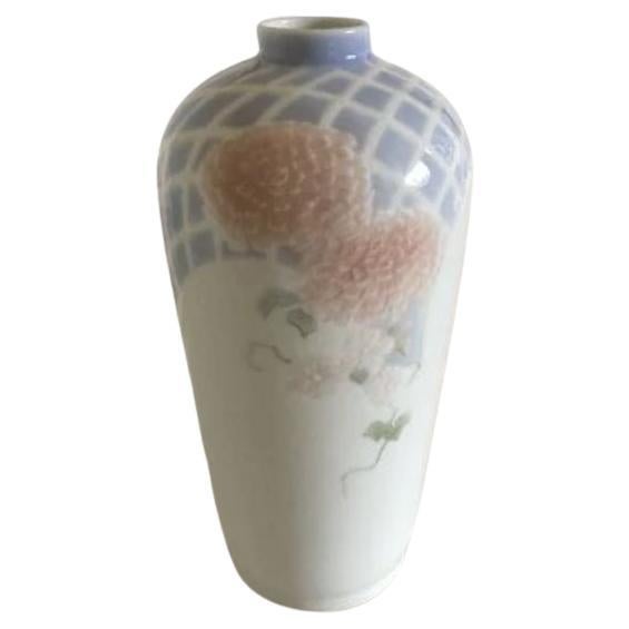 Royal Copenhagen Relief Bas Patterned Vase by Anna Smidth For Sale