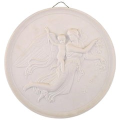 Royal Copenhagen Relief by Thorvaldsen, 'Day', Biscuit, Late 1800s