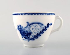 Royal Copenhagen Rococco Coffee Cup with Saucer, 11 Sets in Stock