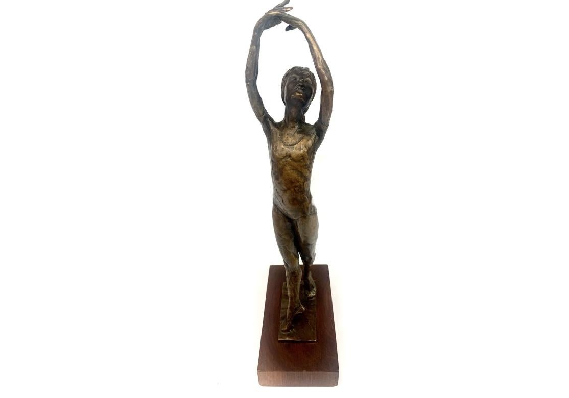 Royal Copenhagen S. G-Kelsey Numbered Bronze Ballerina For Sale 5