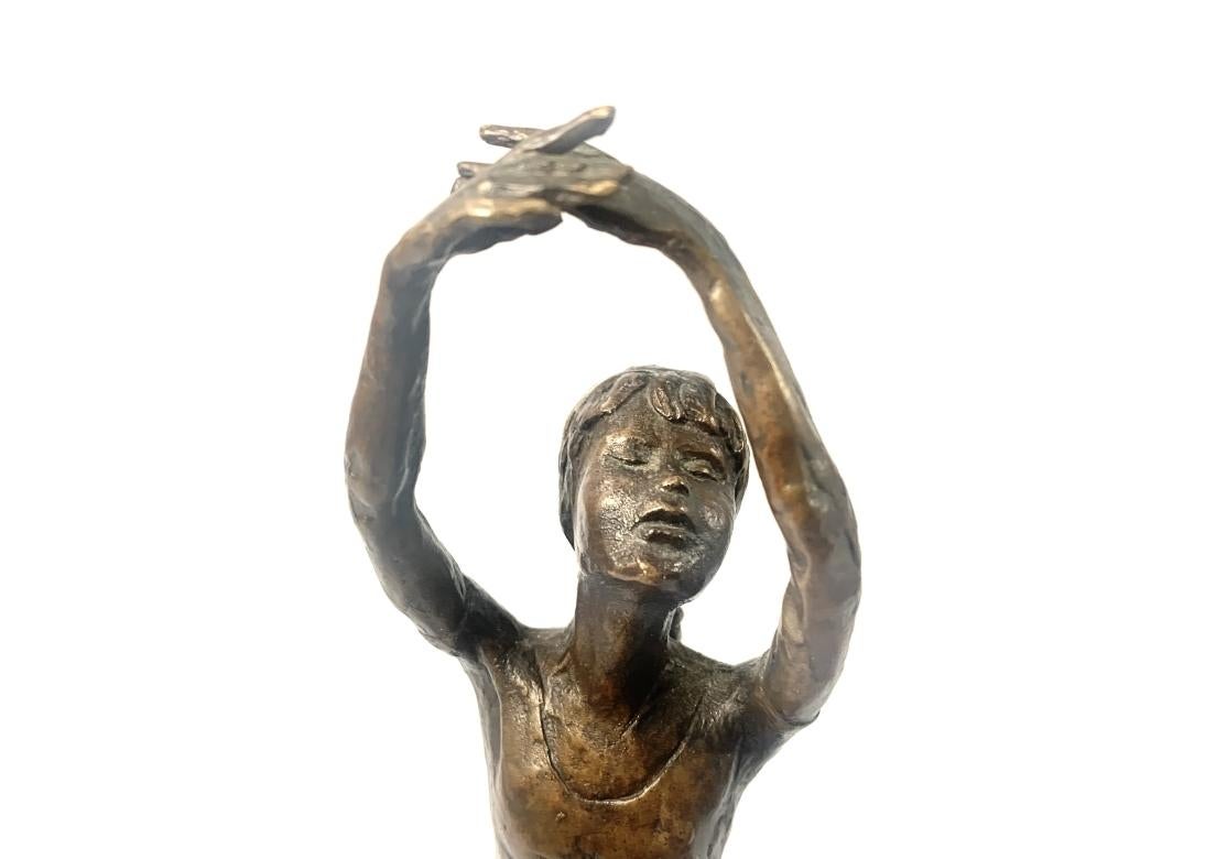 Royal Copenhagen S. G-Kelsey Numbered Bronze Ballerina For Sale 11