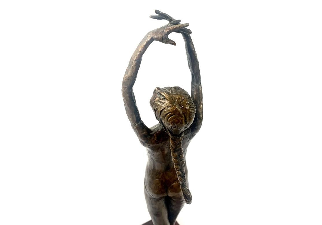 Royal Copenhagen S. G-Kelsey Numbered Bronze Ballerina For Sale 12