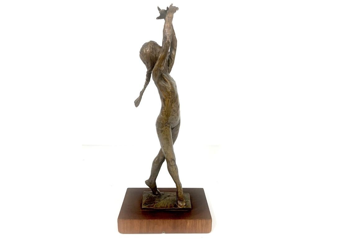 European Royal Copenhagen S. G-Kelsey Numbered Bronze Ballerina For Sale