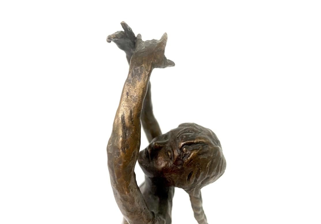 Royal Copenhagen S. G-Kelsey Numbered Bronze Ballerina For Sale 1