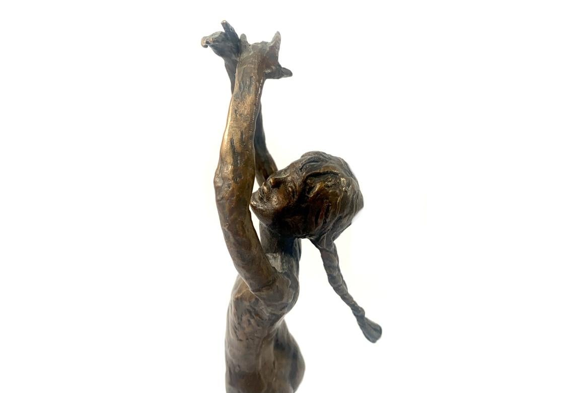 Royal Copenhagen S. G-Kelsey Numbered Bronze Ballerina For Sale 2