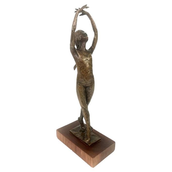 Royal Copenhagen S. G-Kelsey Numbered Bronze Ballerina For Sale