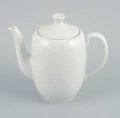 Royal Copenhagen, Salto, Coffee Pot in White Porcelain, 1961