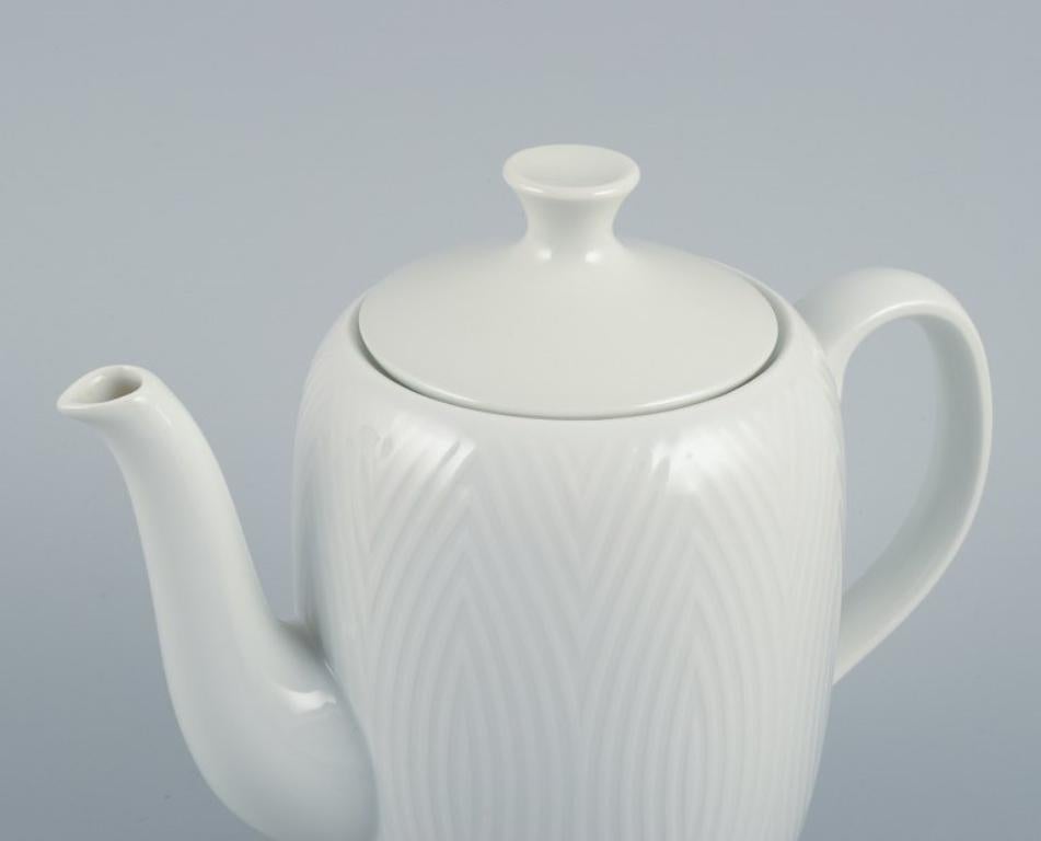 Scandinavian Modern Royal Copenhagen, Salto, Coffee Pot in White Porcelain, 1961 For Sale