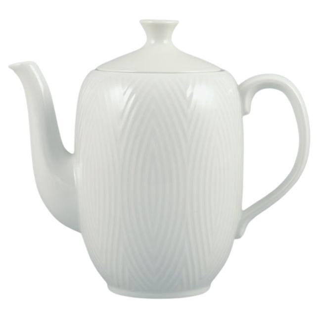 Royal Copenhagen, Salto, Coffee Pot in White Porcelain, 1961 For Sale