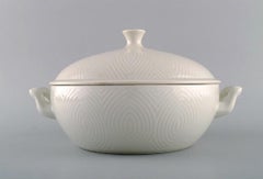 Royal Copenhagen, Salto Service, White, Large Lidded Tureen, 1960s