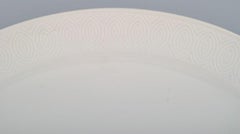 Royal Copenhagen, Salto Service, White, Large Oval Serving Dish, 1960s