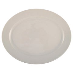Royal Copenhagen, Salto Service, White, Large Oval Serving Dish, 1960s