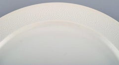 Royal Copenhagen, Salto Service, White, Large Round Serving Dish, 1960s