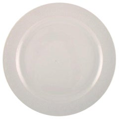 Service Salto de Royal Copenhagen, grand plat de service rond blanc, 1962