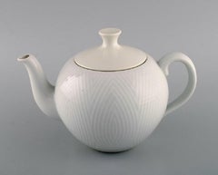 Royal Copenhagen, Salto Service, White, Large Teapot, 1960s