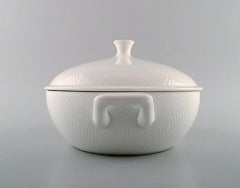 Royal Copenhagen Salto Service, White, Lidded Tureen