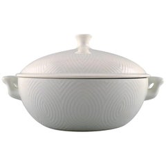 Royal Copenhagen Salto Service, White, Lidded Tureen