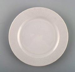 Royal Copenhagen, Salto Service, White, Nine Salad Plates, 1960s