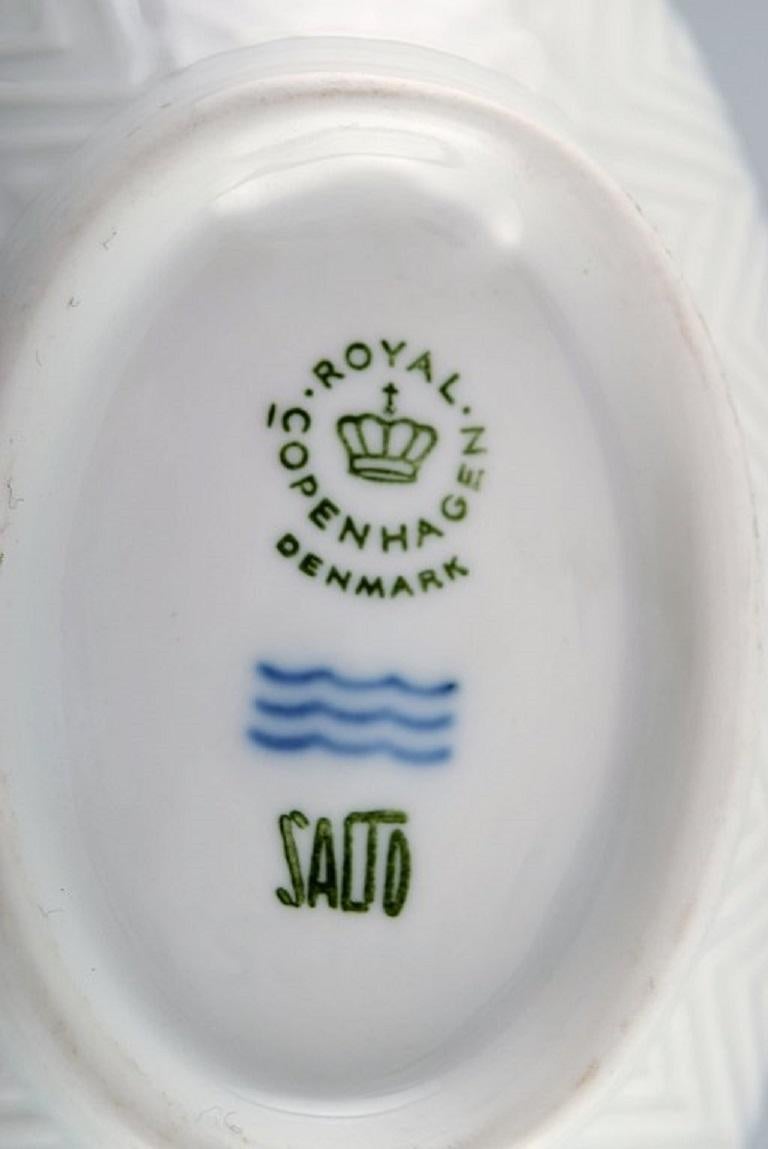 Mid-20th Century Royal Copenhagen, Salto Service, White, Sauce Bowl, 1960s For Sale