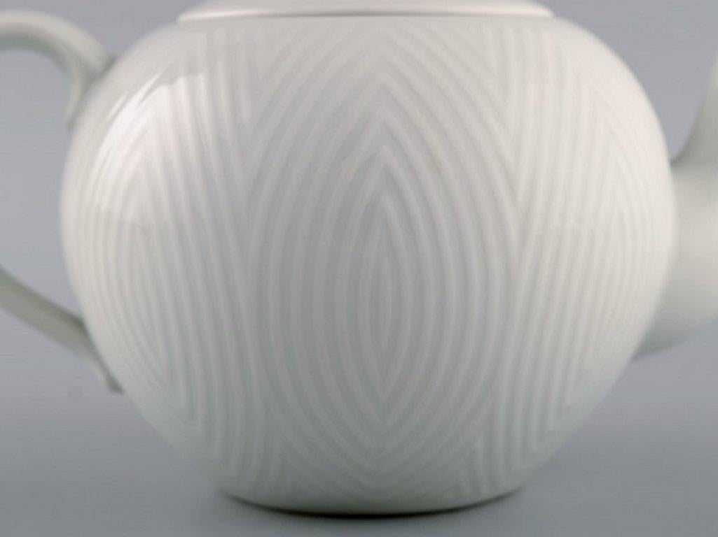 Danish Royal Copenhagen, Salto Service, White, Teapot, 1960s