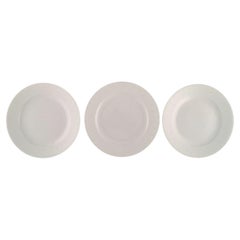 Royal Copenhagen, Servizio Salto, bianco, tre piatti, anni '60