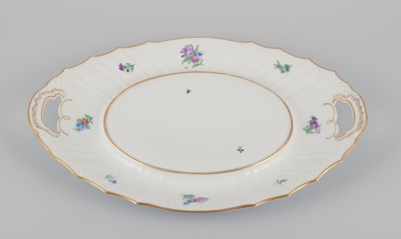 Flor Sajona de Royal Copenhagen. Sopera grande de porcelana con tapa. en venta 1