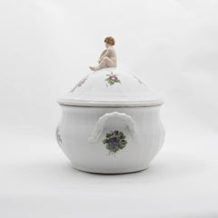 Royal Copenhagen Saxon Flower Large Lidded Tureen, C. 1770