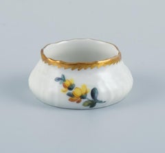 Royal Copenhagen, Saxon Flower, Set of Four Salt Jars in Porcelain