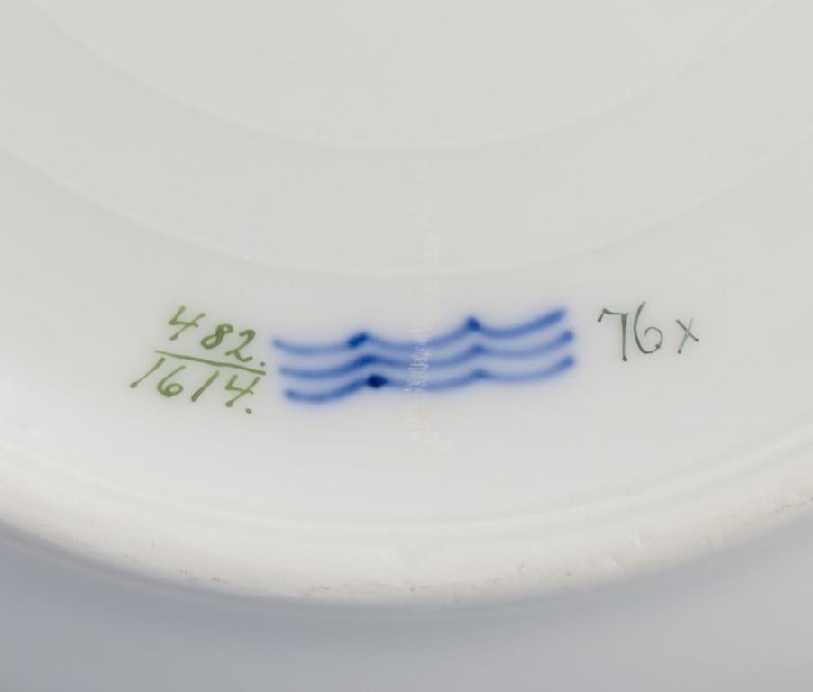 Flor Sajona de Royal Copenhagen. Seis platos hondos de porcelana. en venta 1