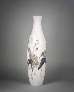 Royal Copenhagen 'Secretary Bird' Vase, Dated 1919