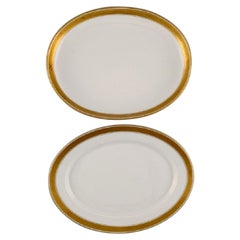 Royal Copenhagen Service Nr. 607, zwei ovale Porzellanschalen
