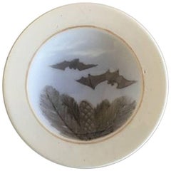 Royal Copenhagen Small Plate with Bats #1406/9199