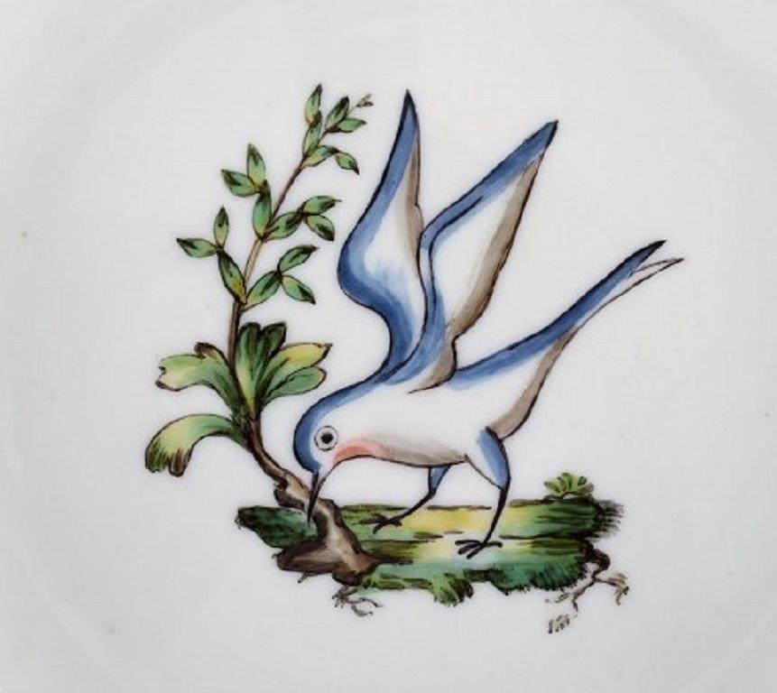 Royal Copenhagen Soup Plate in Hand Painted Porcelain, 17 Pcs in Stock For Sale 2