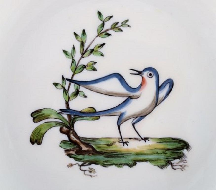 Royal Copenhagen Soup Plate in Hand Painted Porcelain, 17 Pcs in Stock For Sale 3