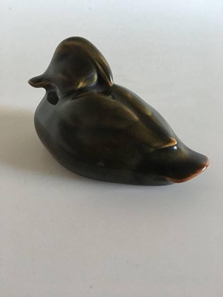 Figurine Royal Copenhagen N°1924 - Moretta (Tufted Duck) - Porcelaine - Neuf
