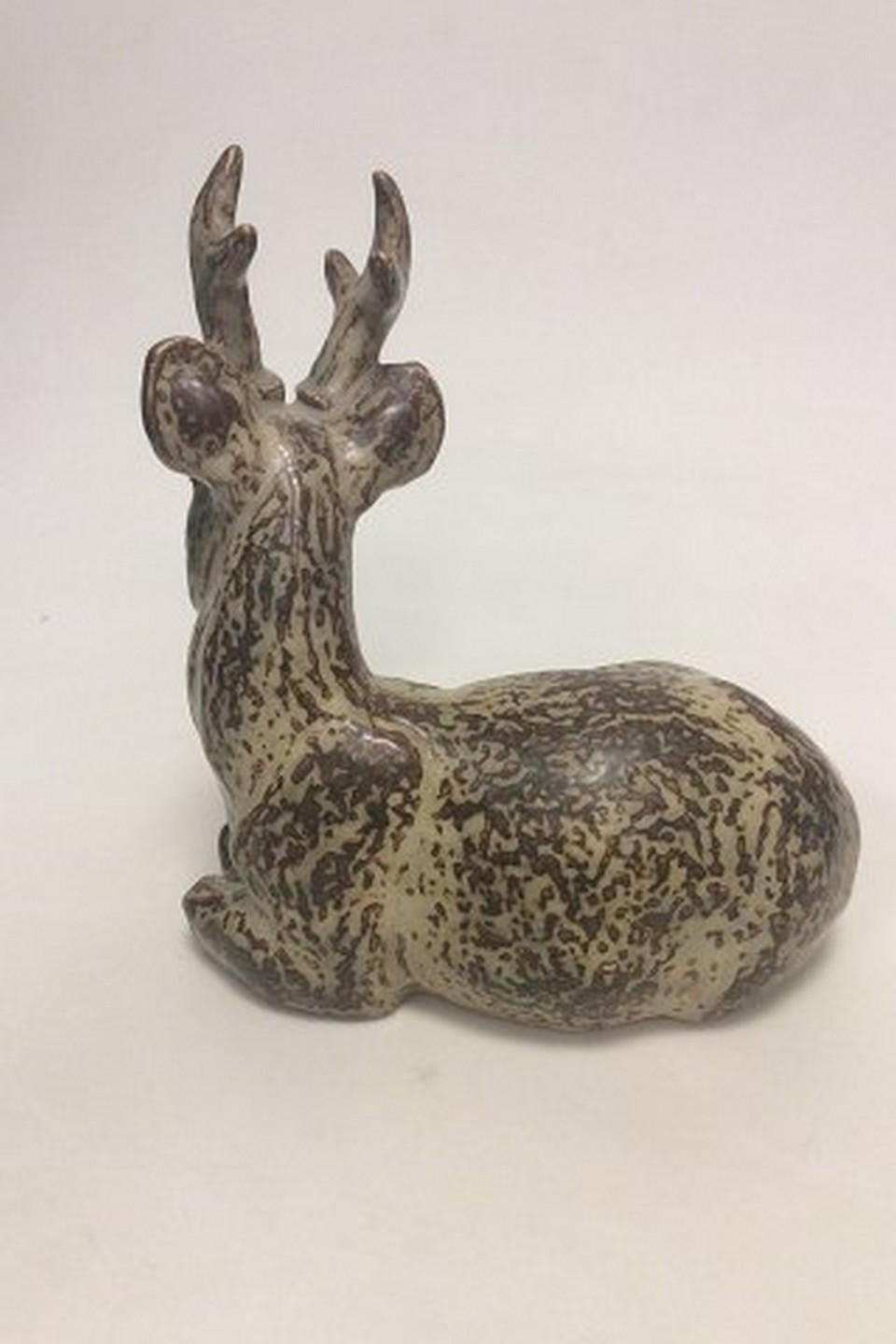 Danish Royal Copenhagen Stoneware Figurine of Deer No 20507, 1st Quality