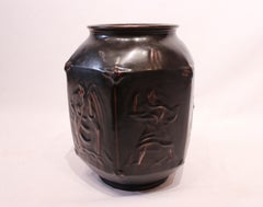 Royal Copenhagen Stoneware Floor Vase, No. 2222, by Jais Nielsen