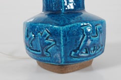 Lampada da tavolo in gres di Royal Copenhagen di Jørgen Mogensen, Danimarca, anni '70