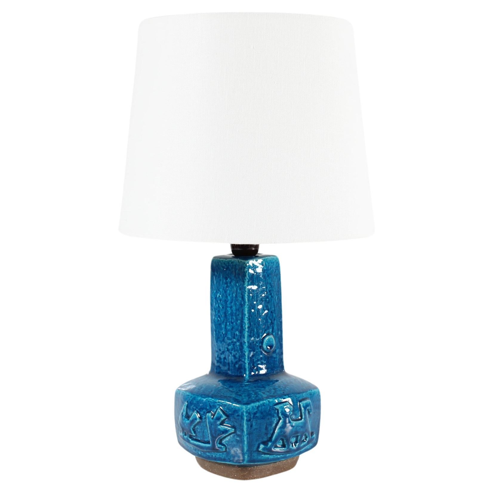 Royal Copenhagen Stoneware Table Lamp by Jørgen Mogensen, Denmark, 1970s