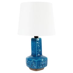 Royal Copenhagen Stoneware Table Lamp by Jørgen Mogensen, Denmark, 1970s