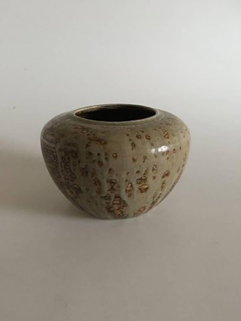 Scandinavian Modern Royal Copenhagen Stoneware Vase by Carl Hallier / Nordstrøm #55/18